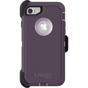 OtterBox Defender Carrying Case (Holster) Apple iPhone 8, iPhone 7 Smartphone - Purple Nebula - Wear Resistant Interior, Drop Resistant Interior, Dust Resistant Port, Dirt Resistant Port, Bump Resistant Interior, Tear Resistant Interior, Impact Absorbing Interior, Lint Resistant Port, Scrape Resistant Screen Protector, Scratch Resistant Screen Protector - Belt Clip