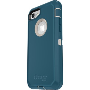 OtterBox Defender Carrying Case (Holster) Apple iPhone 8, iPhone 7 Smartphone - Big Sur - Wear Resistant Interior, Drop Resistant Interior, Dust Resistant Port, Dirt Resistant Port, Bump Resistant Interior, Tear Resistant Interior, Impact Absorbing Interior, Lint Resistant Port, Scrape Resistant Screen Protector, Scratch Resistant Screen Protector - Belt Clip