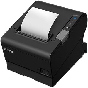 HP TM88VI Desktop Direct Thermal Printer - Receipt Print - Ethernet - USB - Serial - this product does not come with a power supply cord