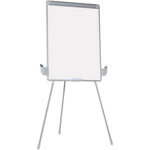 MasterVision+Dry-erase+Portable+Tripod+Easel+-+29%26quot%3B+%282.4+ft%29+Width+x+41%26quot%3B+%283.4+ft%29+Height+-+White+Melamine+Surface+-+Gray+Aluminum+Frame+-+Silver+Stand+-+Rectangle+-+Portable%2C+Desktop%2C+Floor+Standing+-+1+Each+-+TAA+Compliant