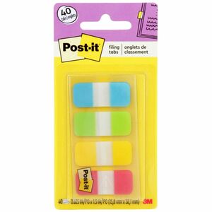 Post-it%C2%AE+Easy+Dispenser+Tabs+-+40+Tab%28s%290.63%26quot%3B+Tab+Width+-+Self-adhesive+-+Yellow%2C+Red%2C+Green%2C+Blue+Tab%28s%29+-+40+%2F+Pack