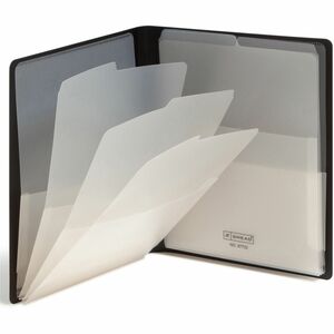 Smead+Organized+Up+Letter+Organizer+Folder+-+8+1%2F2%26quot%3B+x+11%26quot%3B+-+50+Sheets+Capacity+-+8+Pocket%28s%29+-+Black+-+1+Each