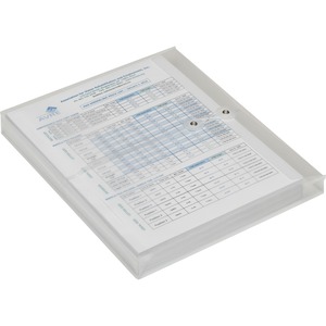 SKILCRAFT%C2%AE+String+Tie+Side-load+Expansion+Envelopes+-+Document+-+Letter+-+String+Tie+-+Clear+-+Polypropylene+-+5+%2F+Pack