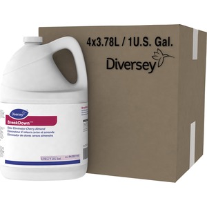 Diversey+BreakDown+Odor+Eliminator+-+For+Multipurpose+-+Concentrate+-+Liquid+-+128+fl+oz+%284+quart%29+-+Cherry+Almond+Scent+-+Recommended+For%3A+Stain+Remover%2C+Odor+Remover%2C+Bacteria+Remover+-+Red+-+4+%2F+Carton