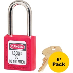 Master+Lock+Danger+Red+Safety+Padlock+-+0.25%26quot%3B+Shackle+Diameter+-+Red+-+6+%2F+Pack