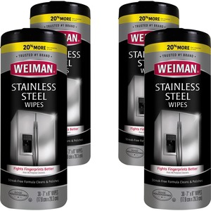 Weiman Stainless Steel Wipes, 30ct