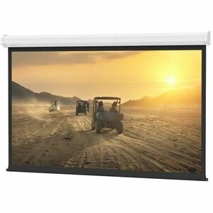Da-Lite Cosmopolitan Projection Screen - Wall/Ceiling Mount Projector Screen - High Contrast Matte White - 113in