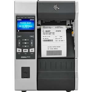 Zebra ZT610 Industrial Thermal Transfer Printer - Monochrome - Label Print - USB - Bluetooth