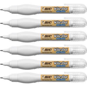 Wite-Out+Shake+n%26apos%3B+Squeeze+Correction+Pens+-+Tip+Applicator+-+8+mL+-+White+-+6+%2F+Box