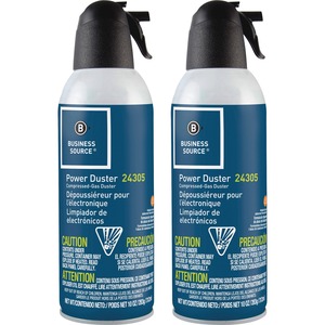 Business+Source+Power+Duster+-+10+oz+-+Moisture-free%2C+Ozone-safe+-+Multi+-+2+Pack