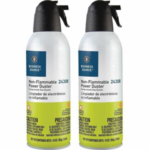 Business+Source+Nonflammable+Power+Duster+-+For+Computer+Equipment+-+10+oz+-+Non-flammable%2C+Ozone-safe+-+MultiCan+-+2+%2F+Pack