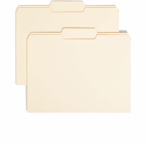 Smead+1%2F3+Tab+Cut+Letter+Recycled+Top+Tab+File+Folder+-+8+1%2F2%26quot%3B+x+11%26quot%3B+-+3%2F4%26quot%3B+Expansion+-+Top+Tab+Location+-+Center+Tab+Position+-+11+pt.+-+1+Plys+-+Manila+-+Sturdy%2C+Rounded+Corner+-+10%25+Recycled+-+100%2FBox+-+5+%2F+Carton