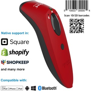 SocketScan&reg; S740, 1D/2D Imager Barcode Scanner, Red