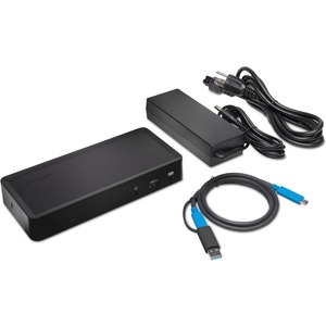 Kensington SD4700P USB-C Dock - for Notebook/Tablet/Smartphone - 135 W - USB Type C - 6 x USB Ports - 5 x USB 3.0 - Network (RJ-45) - HDMI - DisplayPort - Audio Line Out - Microphone - Docking - TAA Compliant
