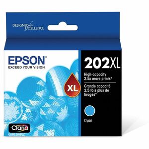Epson+Claria+202XL+Original+High+Yield+Inkjet+Ink+Cartridge+-+Cyan+Pack+-+Inkjet+-+High+Yield