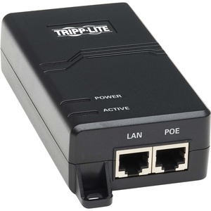 Tripp Lite by Eaton Gigabit PoE+ Midspan Active Injector - IEEE 802.3at/802.3af 30W 1 Port