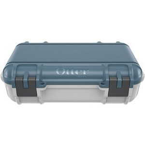 OtterBox DryBox 3250 Storage Case - Internal Dimensions: 6.89" (175.01 mm) Length x 2.01" (51.05 mm) Width x 3.70" (93.98 mm) Depth - External Dimensions: 8.3" Length x 2.6" Width x 5.1" Depth - 901.33 mL - Hinged, Latching Closure - Stackable - Polycarbonate, Stainless Steel - White, Blue - For Gear