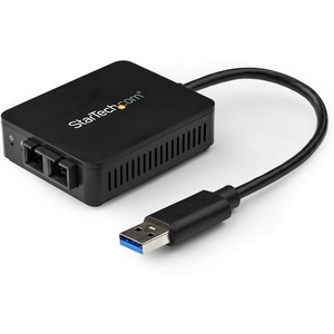 StarTech USB to Fiber Optic Converter - 1000Base-SX SC - USB 3.0 to Gigabit Ethernet Network Adapter - 550m MM - Windows / Mac / Linux
