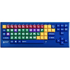 Ablenet BigBlu Kinderboard Bluetooth Color Coded 1-in/2.5-cm Large Keys - Wireless Connect