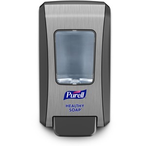 PURELL%C2%AE+FMX-20+Foam+Soap+Dispenser+-+Manual+-+2.11+quart+Capacity+-+Site+Window%2C+Locking+Mechanism%2C+Durable%2C+Wall+Mountable%2C+Rugged+-+Graphite+-+1Each