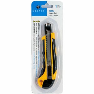 Sparco+Cartridge+Utility+Knife+-+Heavy+Duty+-+Black+-+0.5%26quot%3B+Length+-+1+Each