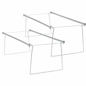 Smead+Hanging+Folder+Frames+-+Letter+-+24%26quot%3B+Long+-+Steel+-+Gray+-+6+%2F+Carton