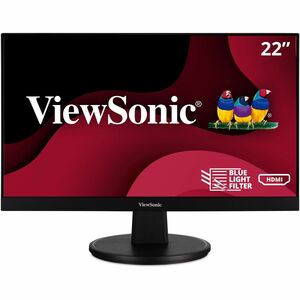 ViewSonic VA2256-MHD 22 Inch IPS 1080p Monitor with Ultra-Thin Bezels, HDMI, DisplayPort and VGA Inputs for Home and Office