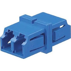 Panduit LC Adapter - 50 Pack - 2 x LC Network Female - Blue