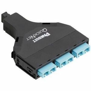 Panduit QuickNet MPO-SC Fiber Cassette OM3, 6 Fiber, Method A, Std IL