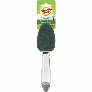 Scotch-Brite+Heavy-Duty+Dishwand+-+1+Each+-+Plastic+-+Green