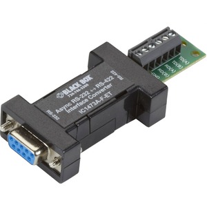 Black Box Async RS-232 to RS-422 Interface Converter - DB9 to Terminal Block