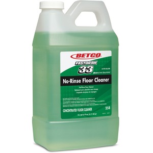 Betco+No-Rinse+Floor+Cleaner+-+FASTDRAW+33+-+Concentrate+-+64+fl+oz+%282+quart%29+-+Rain+Fresh+Scent+-+4+%2F+Carton+-+Rinse-free%2C+Non-flammable%2C+Glycol-free%2C+Petroleum+Free%2C+Phosphate-free%2C+Water+Soluble%2C+Silicate-free+-+Light+Green