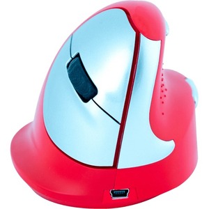 R-Go Tools Sport Bluetooth Vertical Ergo Mouse, Medium, Right Hand, Red