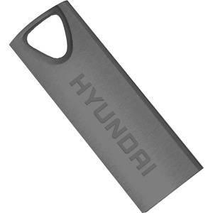 Hyundai 16GB Bravo Deluxe USB 2.0 Flash Drive - 16 GB - USB 2.0 - Gray - 10 Pack