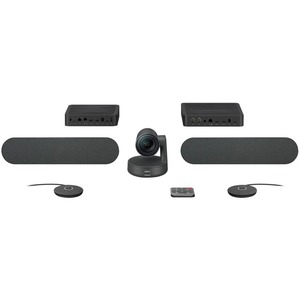 Logitech Rally Plus Ultra-HD ConferenceCam - Full HD - 30 fps - 1 x Network (RJ-45) - USB - Gigabit Ethernet - External Speaker(s) - External Microphone(s) - Desktop