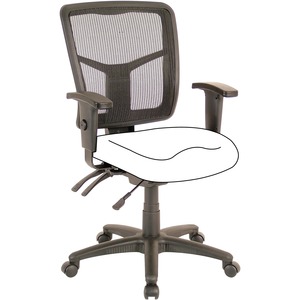 Lorell+Ergomesh+Executive+Mesh+Mid-Back+Office+Chair+%2886201%29+Frame+-+Black+-+1+Each