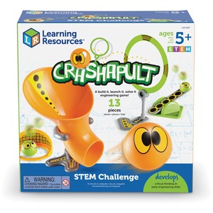 Learning Resources Crashapult STEM Challenge - Theme/Subject: Learning - Skill Learning: Physics, STEM, Basic Engineering Principles, Critical Thinking, Muscle - 5 Year & Up - Multi