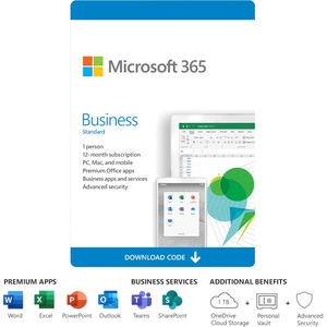 Microsoft 365 Business Standard - Subscription License - 1 Person - 1 Year - Electronic - Mac
