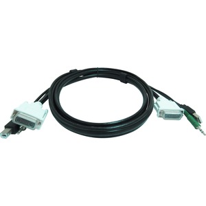 10 FT KVM USB DUAL LINK DVI CABLE WITH A