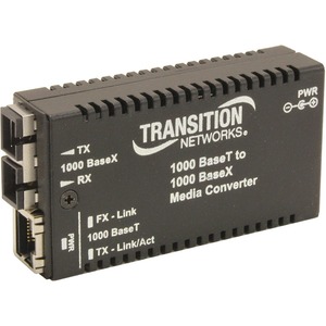 Transition Networks Mini Gigabit Ethernet Media Converter