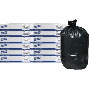 Genuine+Joe+Heavy-Duty+Trash+Can+Liners+-+60+gal+Capacity+-+39%26quot%3B+Width+x+56%26quot%3B+Length+-+1.50+mil+%2838+Micron%29+Thickness+-+Low+Density+-+Black+-+Plastic+Resin+-+96%2FPallet+-+50+Per+Box+-+Waste%2C+Debris%2C+Can