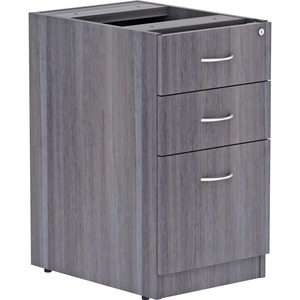 Lorell+Essentials+Series+Box%2FBox%2FFile+Fixed+File+Cabinet+-+16%26quot%3B+x+22%26quot%3B28.3%26quot%3B+-+File%2C+Box+Drawer%28s%29+-+Finish%3A+Laminate%2C+Weathered+Charcoal+-+File+Drawer