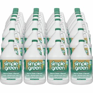 Simple+Green+Industrial+Cleaner%2FDegreaser+-+For+Multipurpose%2C+Multi+Surface+-+Concentrate+-+Liquid+-+128+fl+oz+%284+quart%29+-+Original+Scent+-+Non-abrasive%2C+Non-flammable+-+Green+-+28+%2F+Pallet