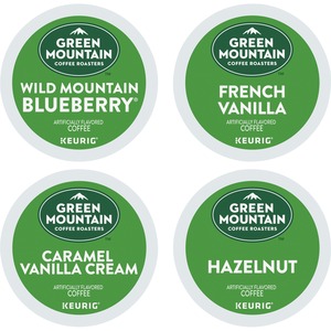 Green Mountain Coffee Roasters® K-Cup Flavored Coffee Variety Pack - Compatible with Keurig Brewer - 4 / Carton