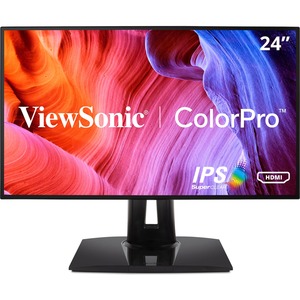 ViewSonic VP2458 24 Inch 60hz IPS 1080p Monitor with Ultra-Thin Bezels, Advanced Ergonomics, HDMI, USB, DisplayPort, VESA, Flicker Free, Blue Light Filter