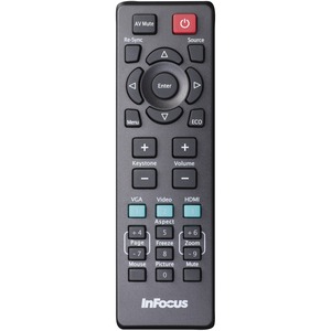 InFocus Standard Replacement Remote - For Projector - Black