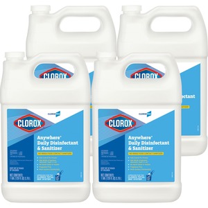 CloroxPro%26trade%3B+Anywhere+Daily+Disinfectant+and+Sanitizing+Bottle+-+128+fl+oz+%284+quart%29+-+4+%2F+Carton+-+Disinfectant%2C+pH+Balanced+-+Translucent