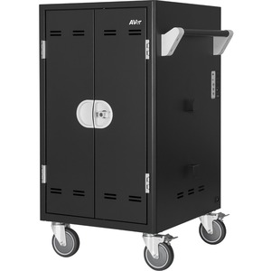 AVer AVerCharge X30i 30 Device Intelligent Charging Cart - 4 Casters - 5" (127 mm) Caster Size - Steel, Plastic - 25.1" Width x 25.1" Depth x 42.1" Height - For 30 Devices