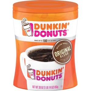 Dunkin' Donuts Original Blend Coffee - Medium - 30 oz - 4 / Carton