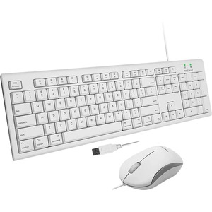 Macally Full Size USB Keyboard and Optical USB Mouse Combo For Mac